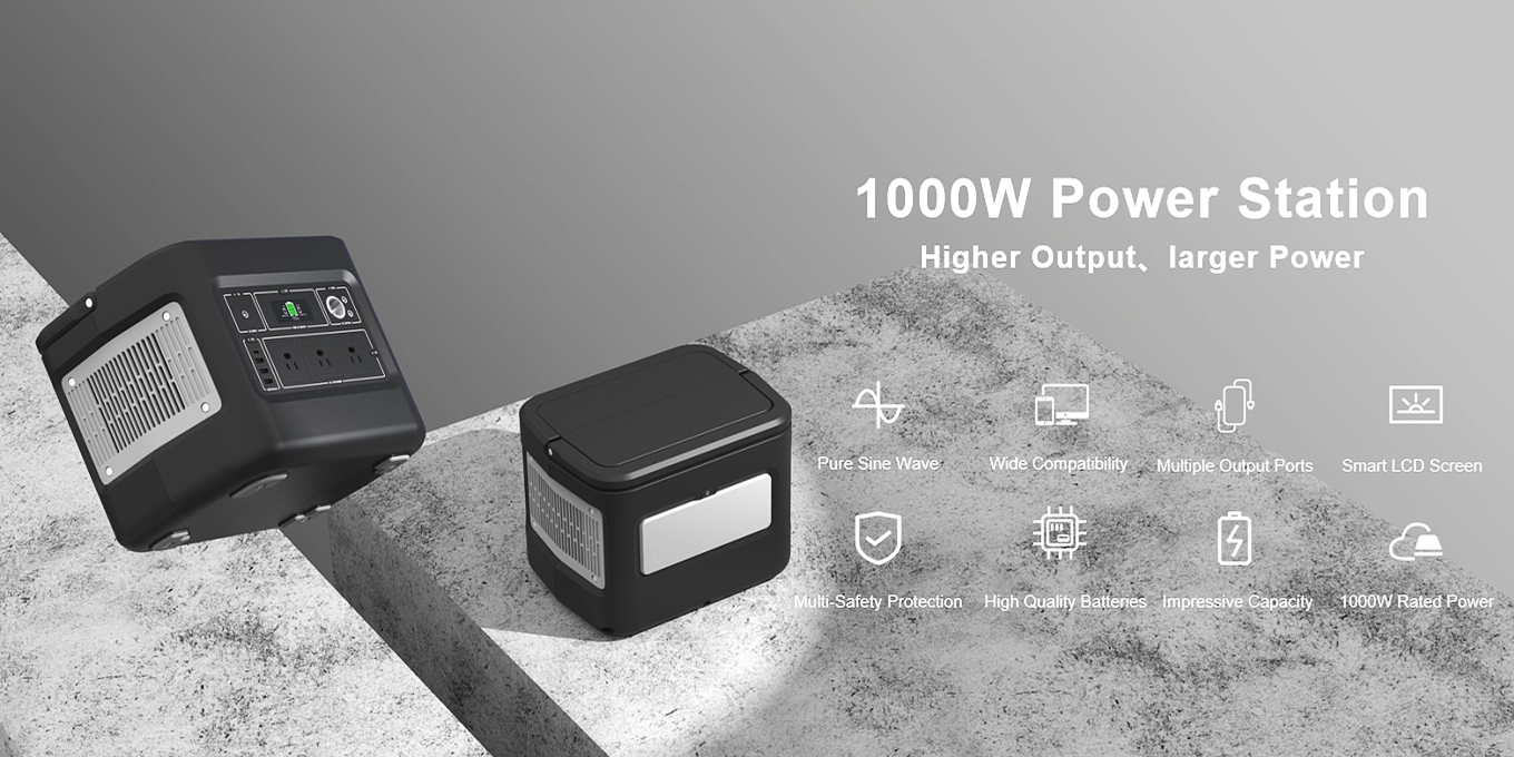 Generador solar recarregable de 1000 W per a la càrrega mòbil