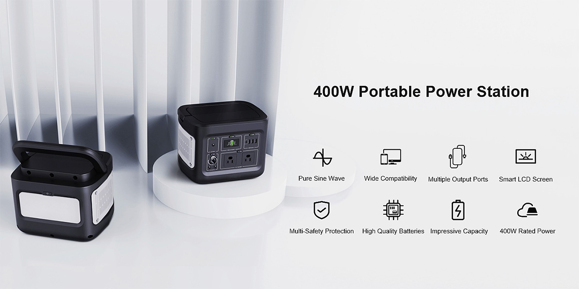 Generador solar de 400 W sense manteniment per a la càrrega